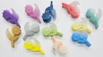Vibrant Bloom Hair Claws