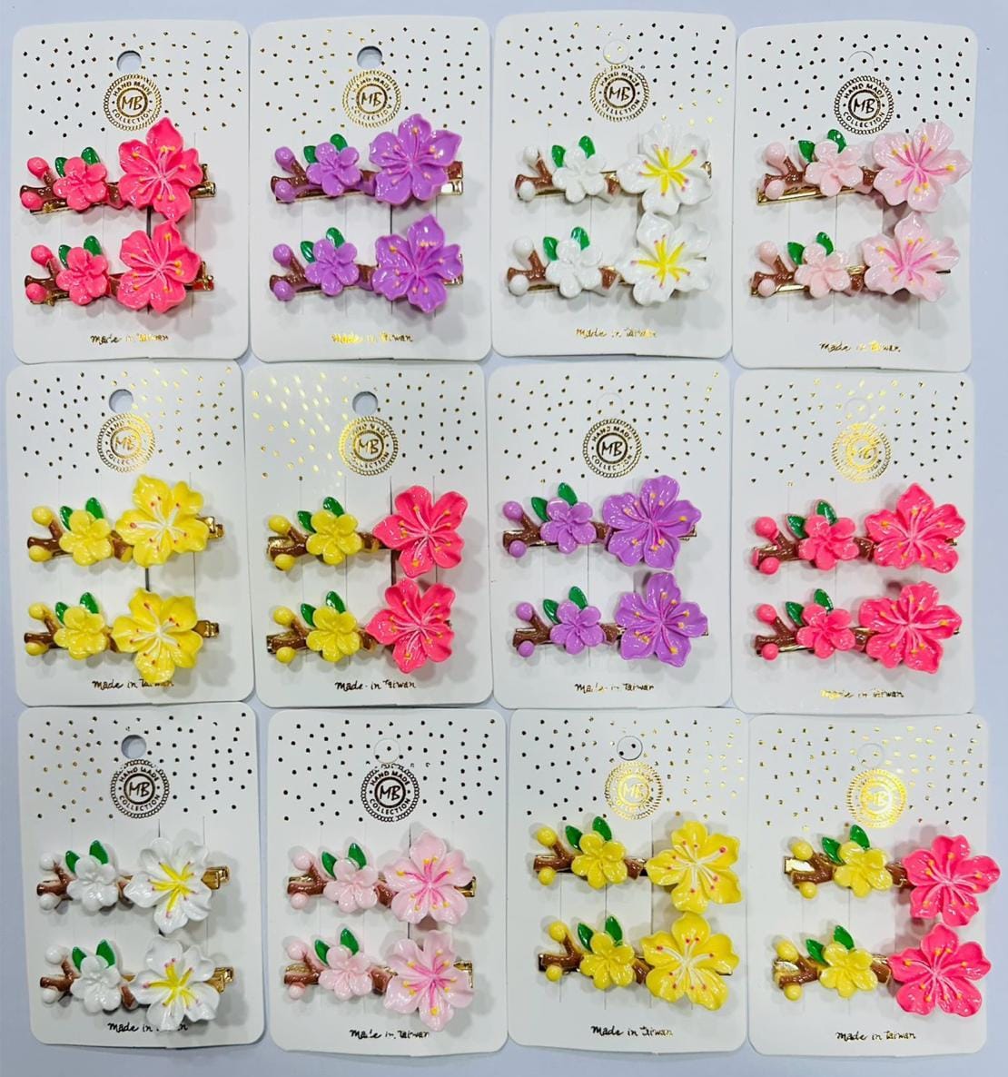 Floral Elegance Hair Claws