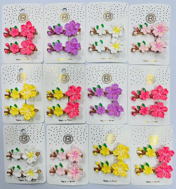 Floral Elegance Hair Claws