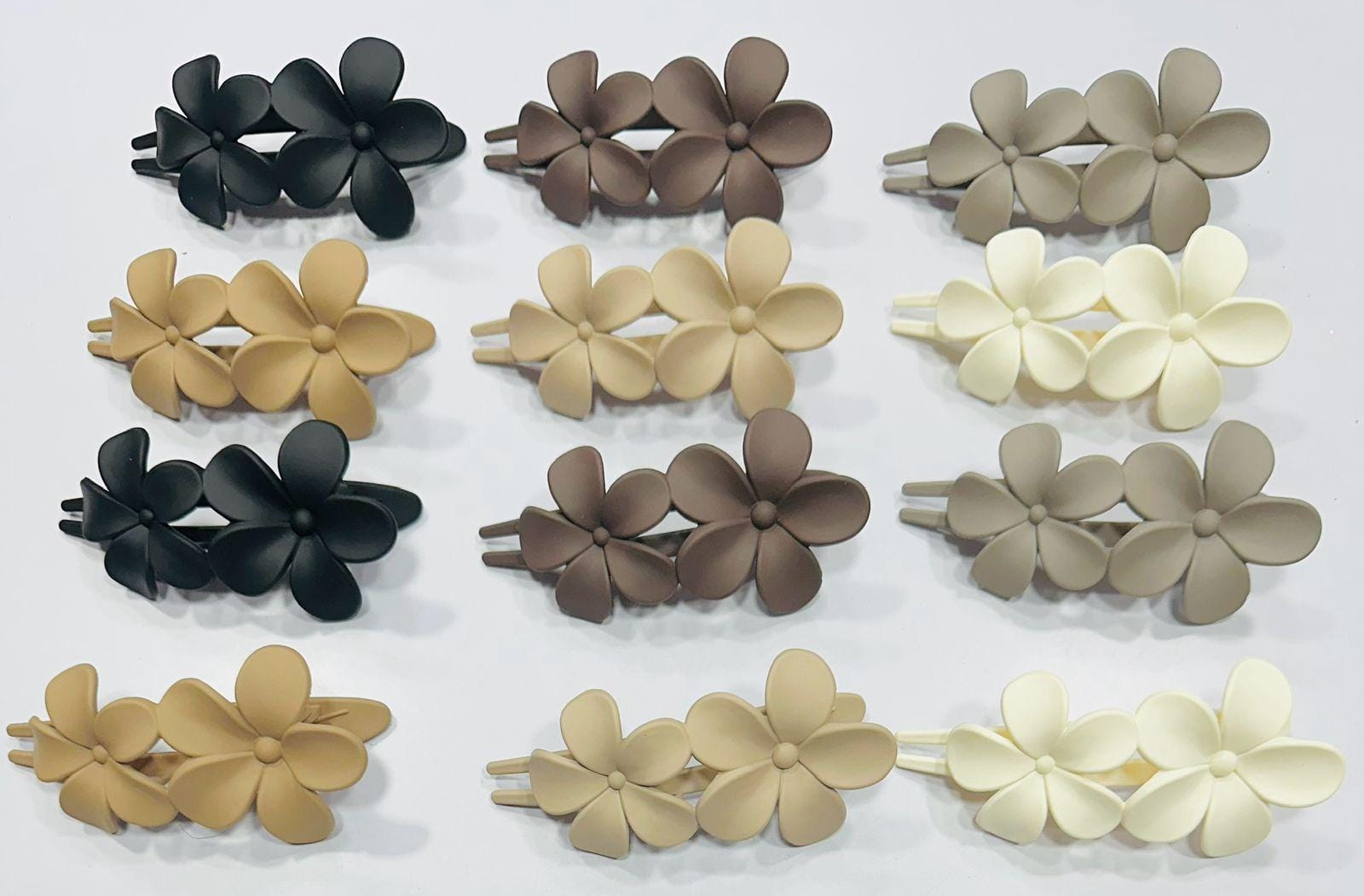 Floral Elegance Hair Clips