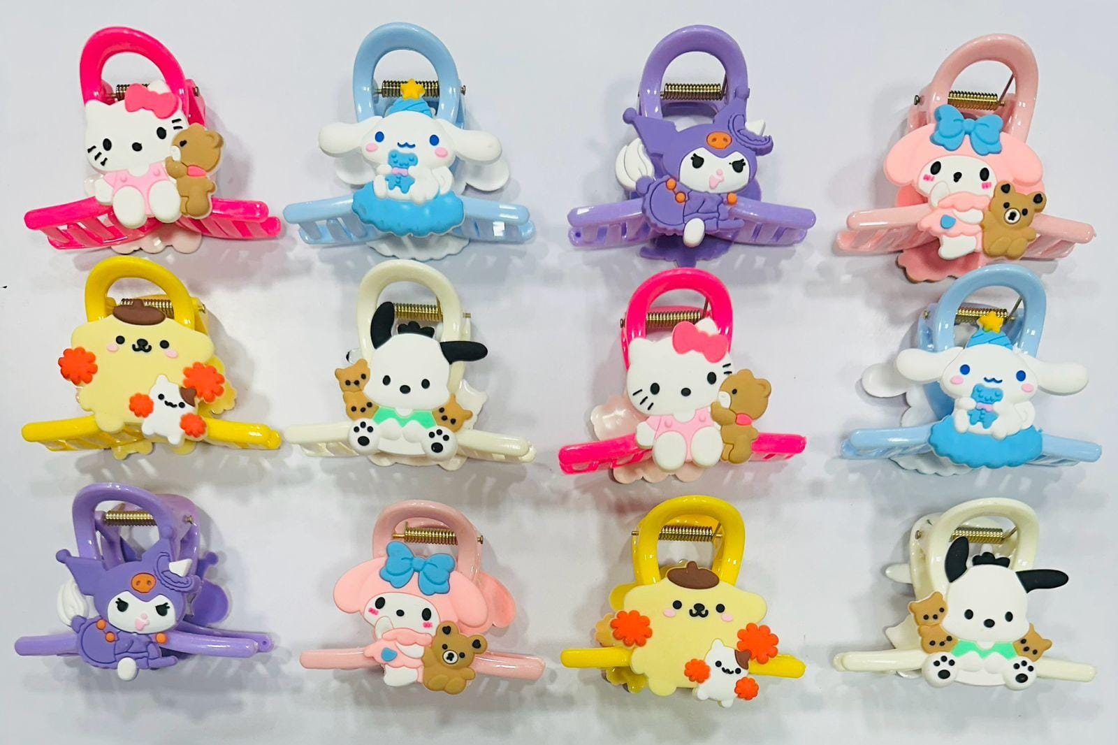 Safari Shapes Hair Clips