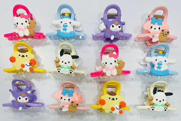 Safari Shapes Hair Clips