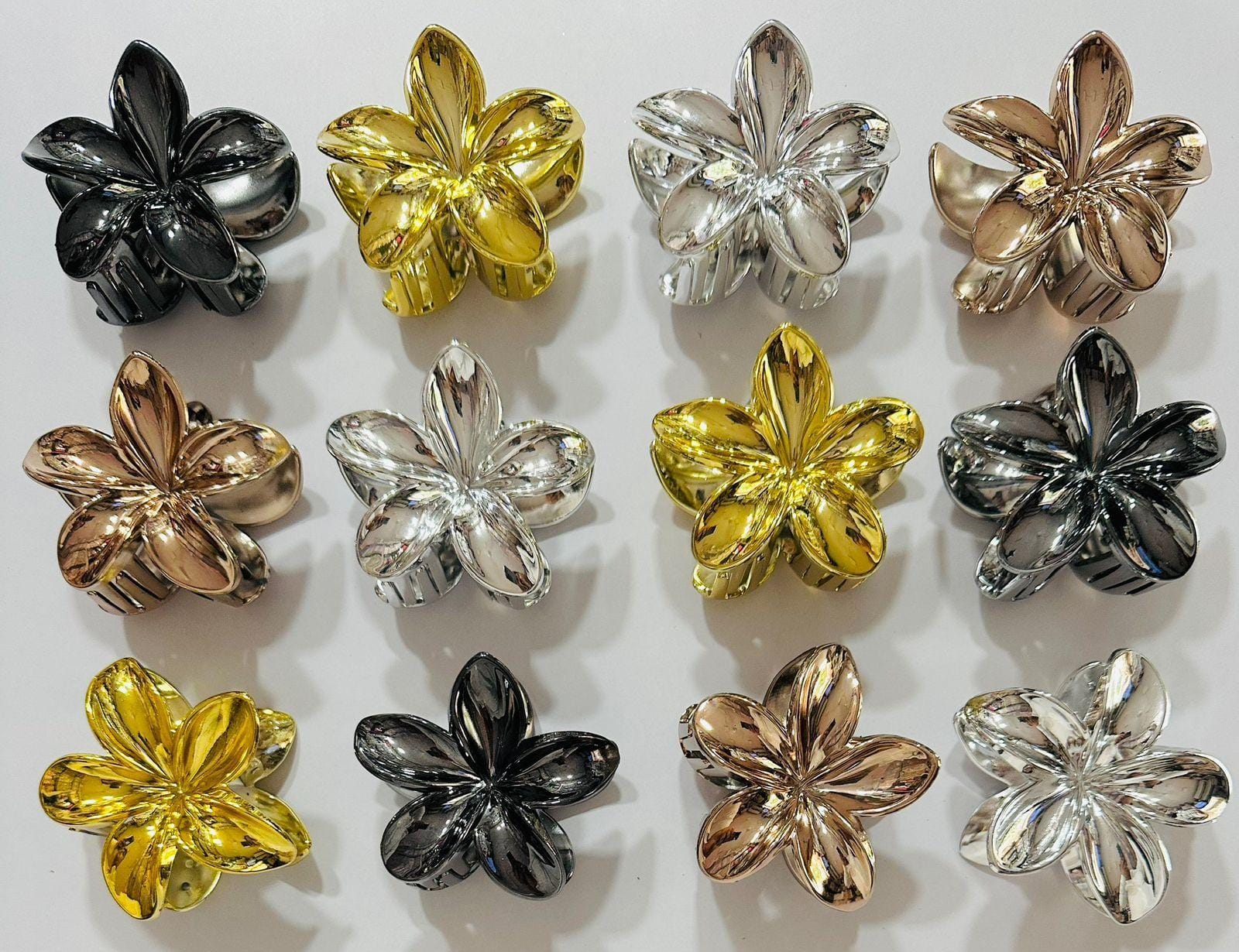 Floral Elegance Hair Clips