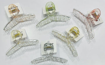Transparent Hair Claw Clips
