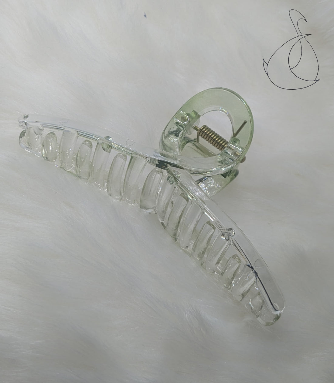 Transparent Hair Claw Clips