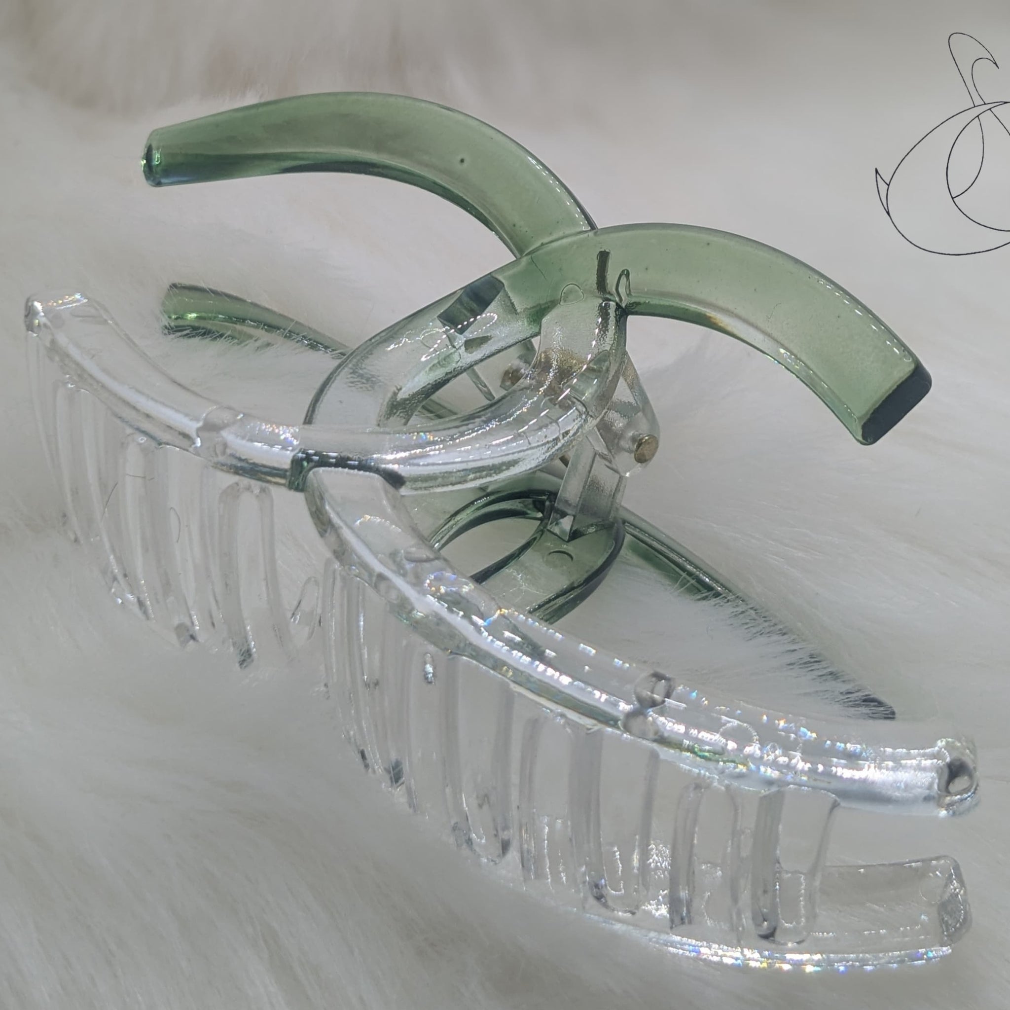 Transparent Hair Claw Clips