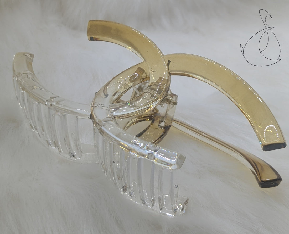Transparent Hair Claw Clips