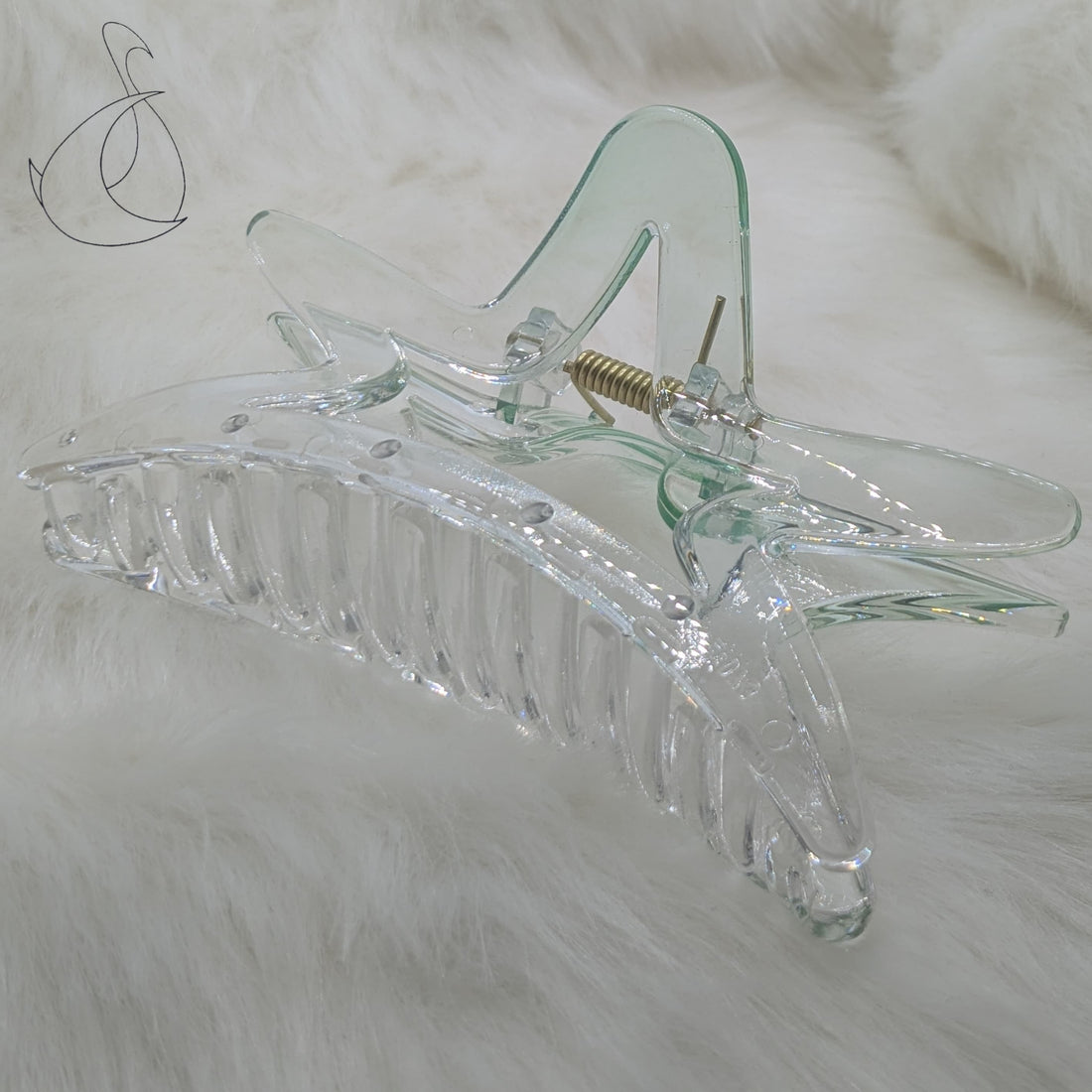 Transparent Hair Claw Clips