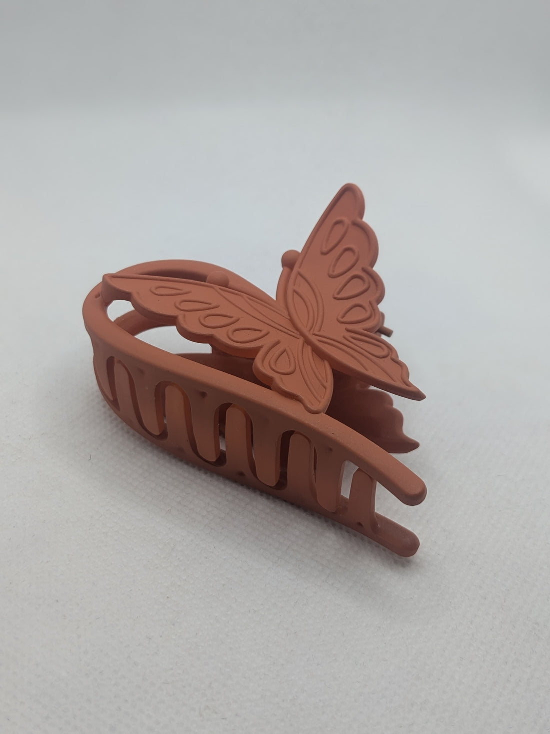 Medium Solid Colour Matt Finished Butterfly Hair Clip