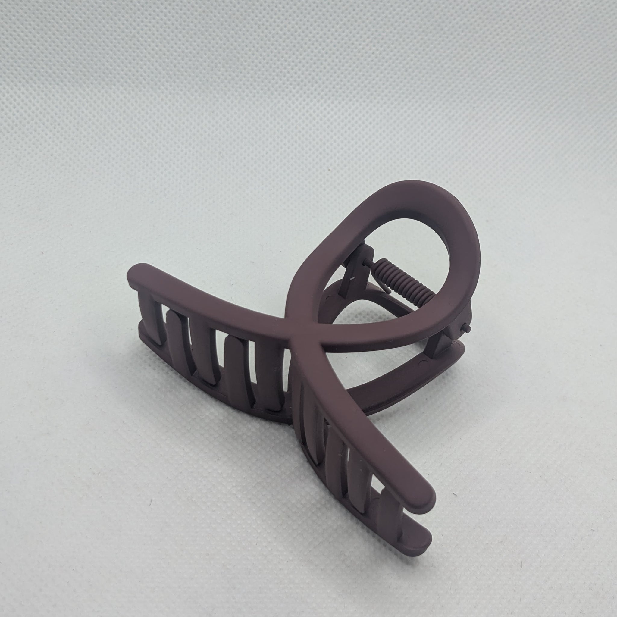 Solid Colour Small Matt Finished Thin Claw Clip