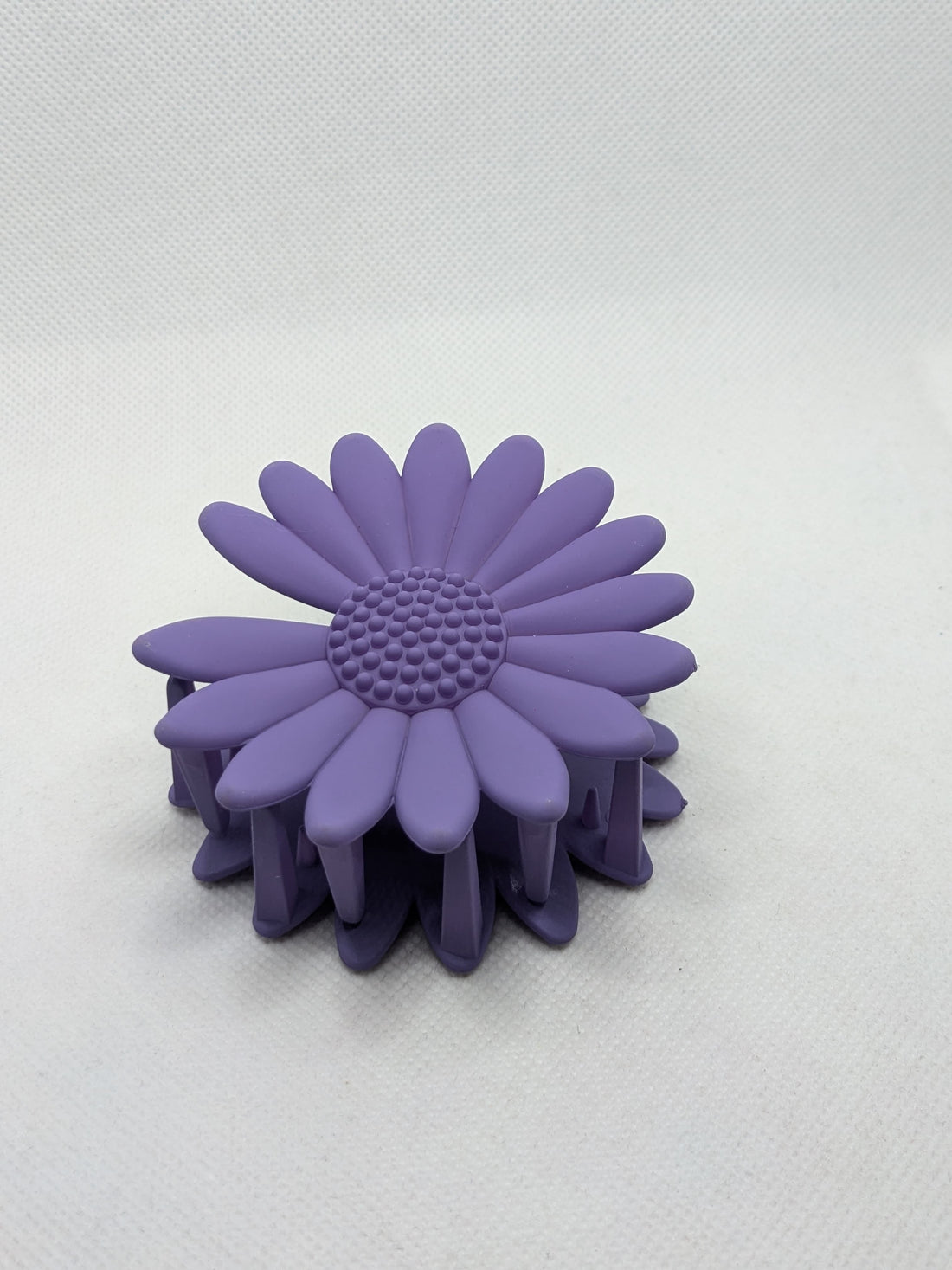 Solid Colour Matt Finished Sunflower Design Hair Claw Clip