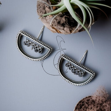 Ardhachandra  Hook Earrings