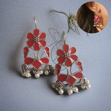 Roopakalaa  in Red Hook Earrings