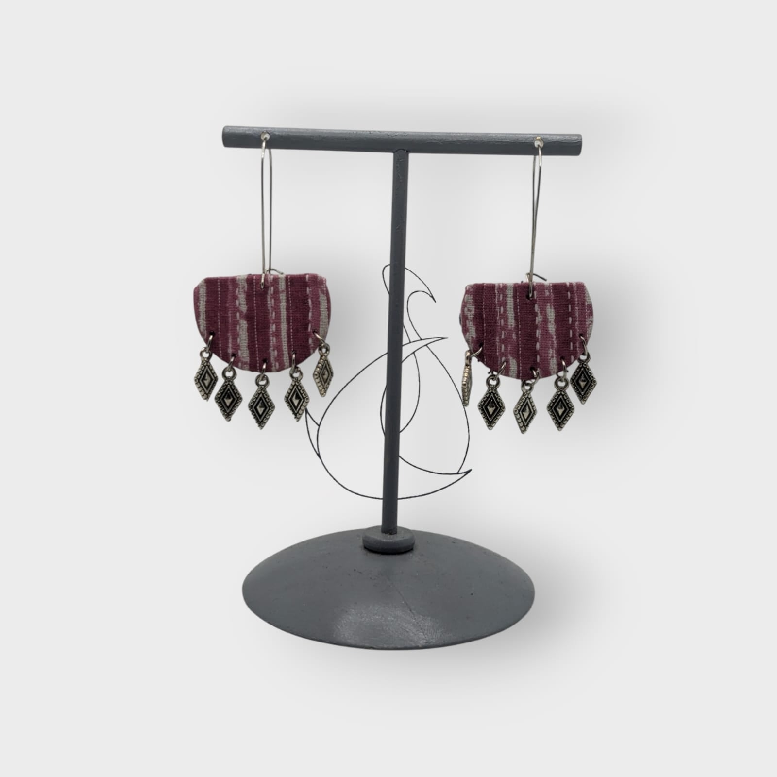 Vishaka-Fabric Earrings