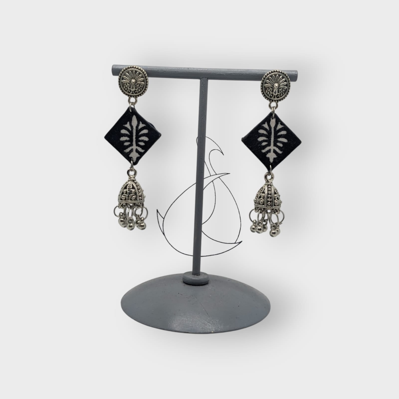 Vidya-Fabric Earrings