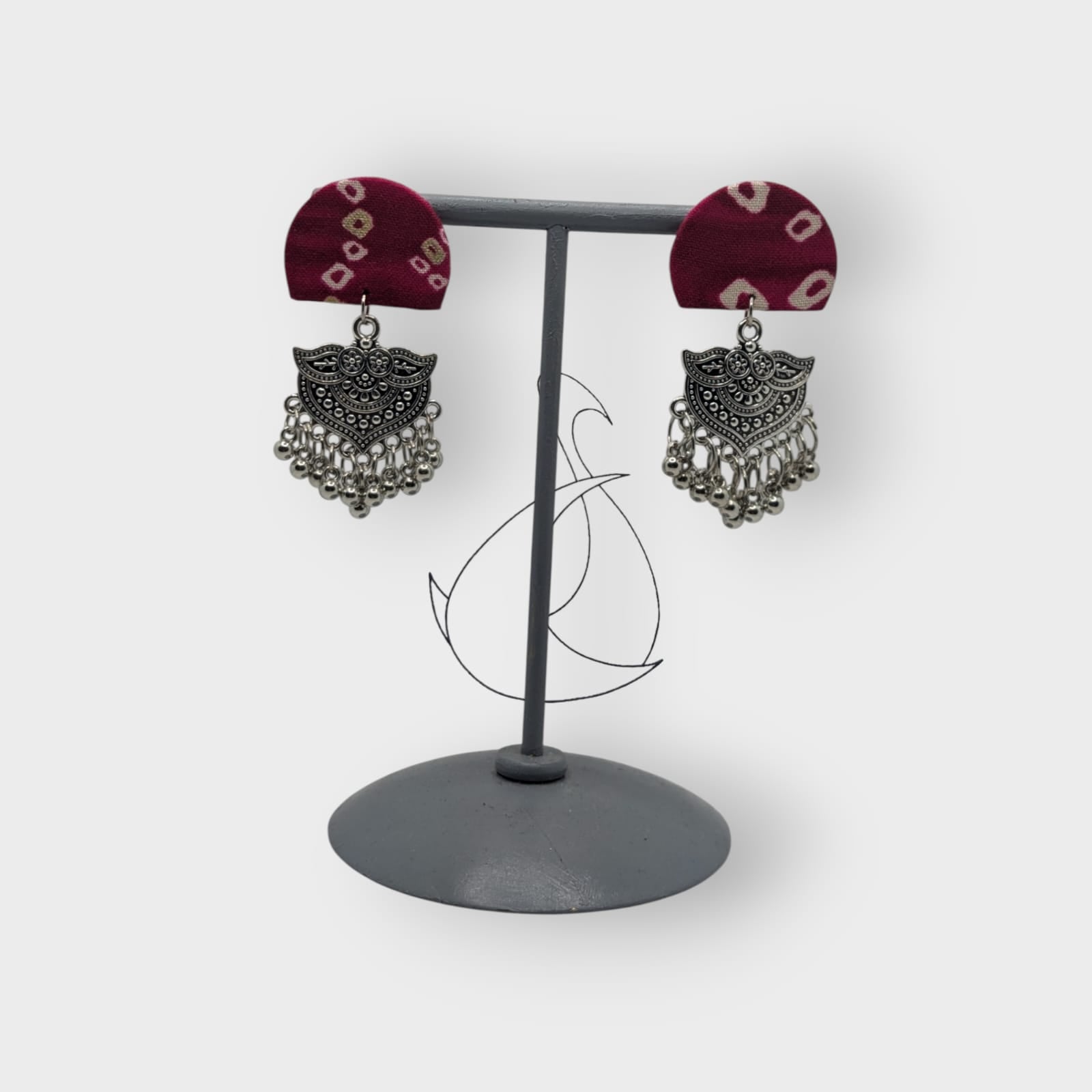 Vasudha-Fabric Earrings