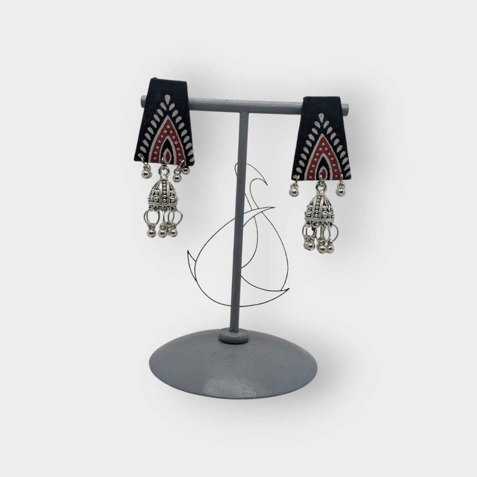 Tara-Fabric Earrings