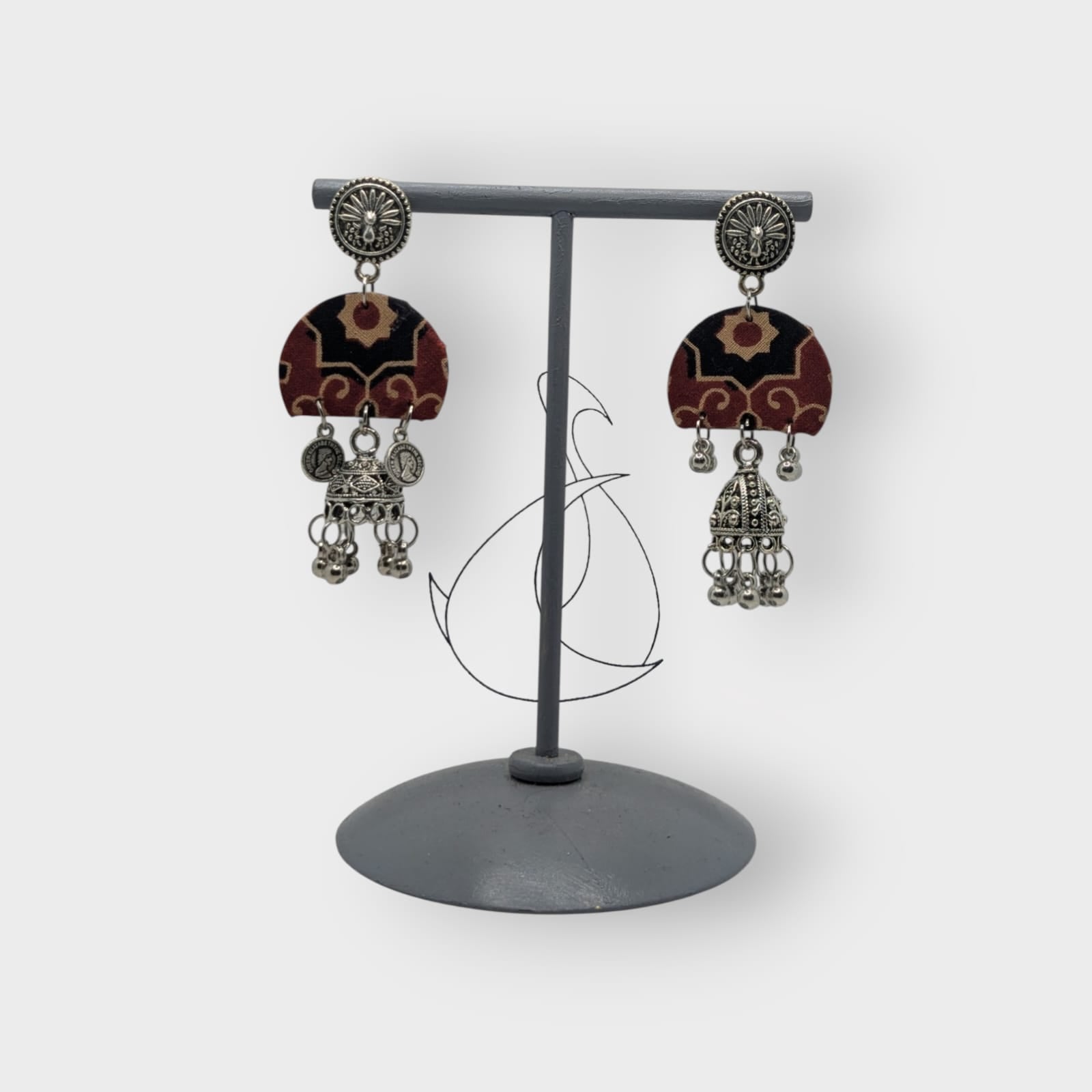 Shikha-Fabric Earrings