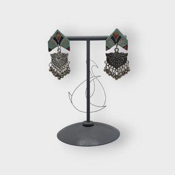 Meera-Fabric Earrings