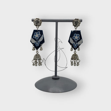 Meghna-Fabric Earrings