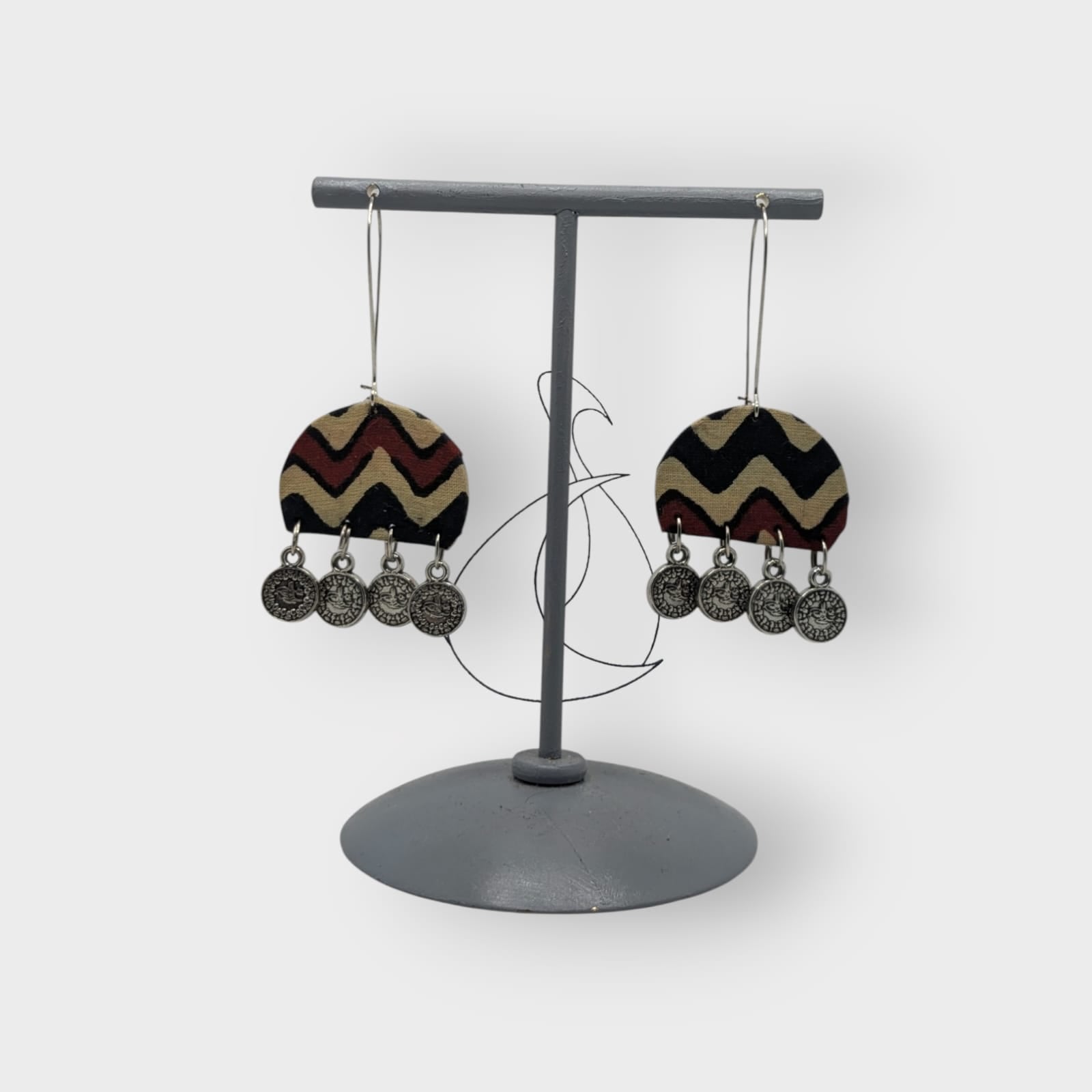 Manisha-Fabric Earrings