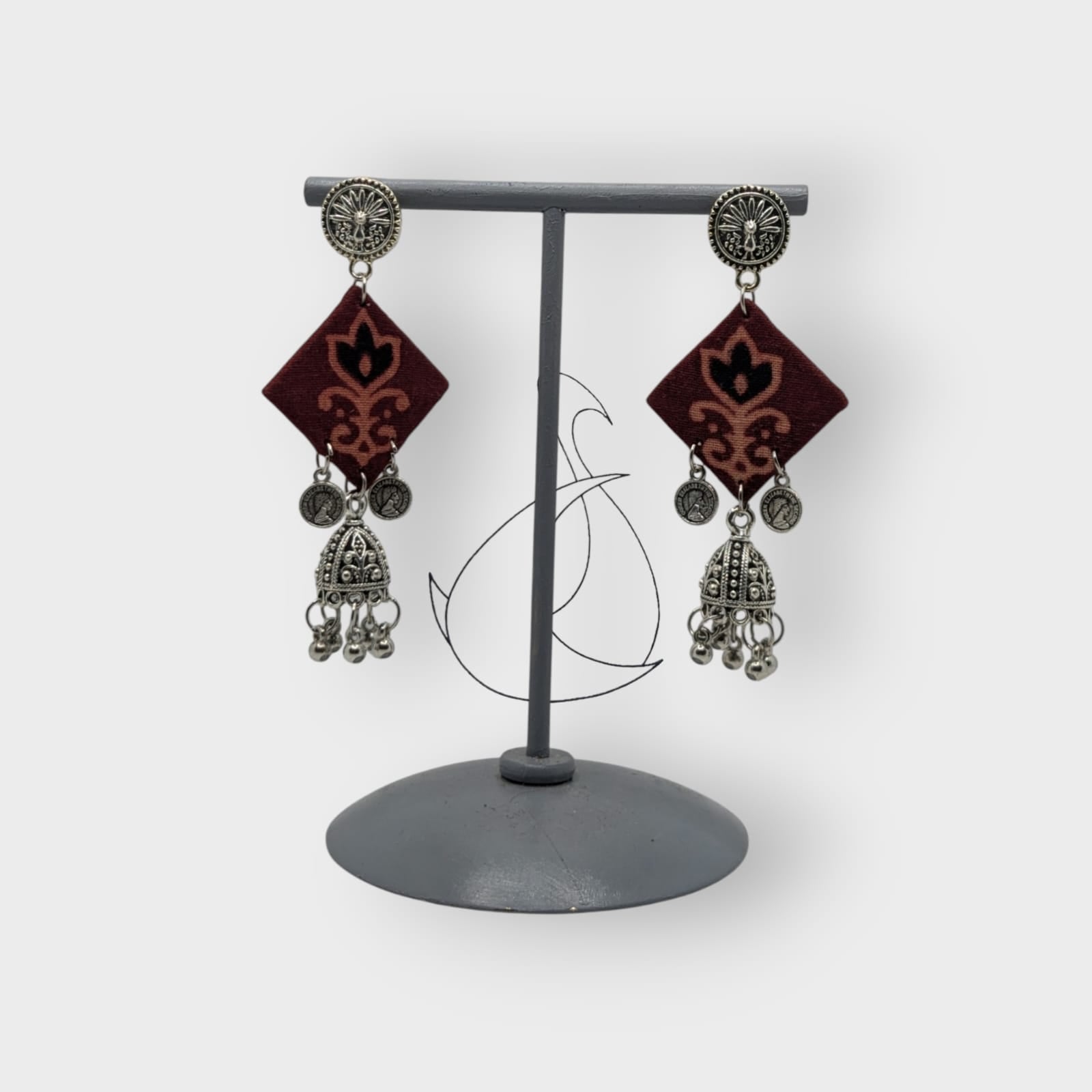 Jyoti-Fabric Earrings
