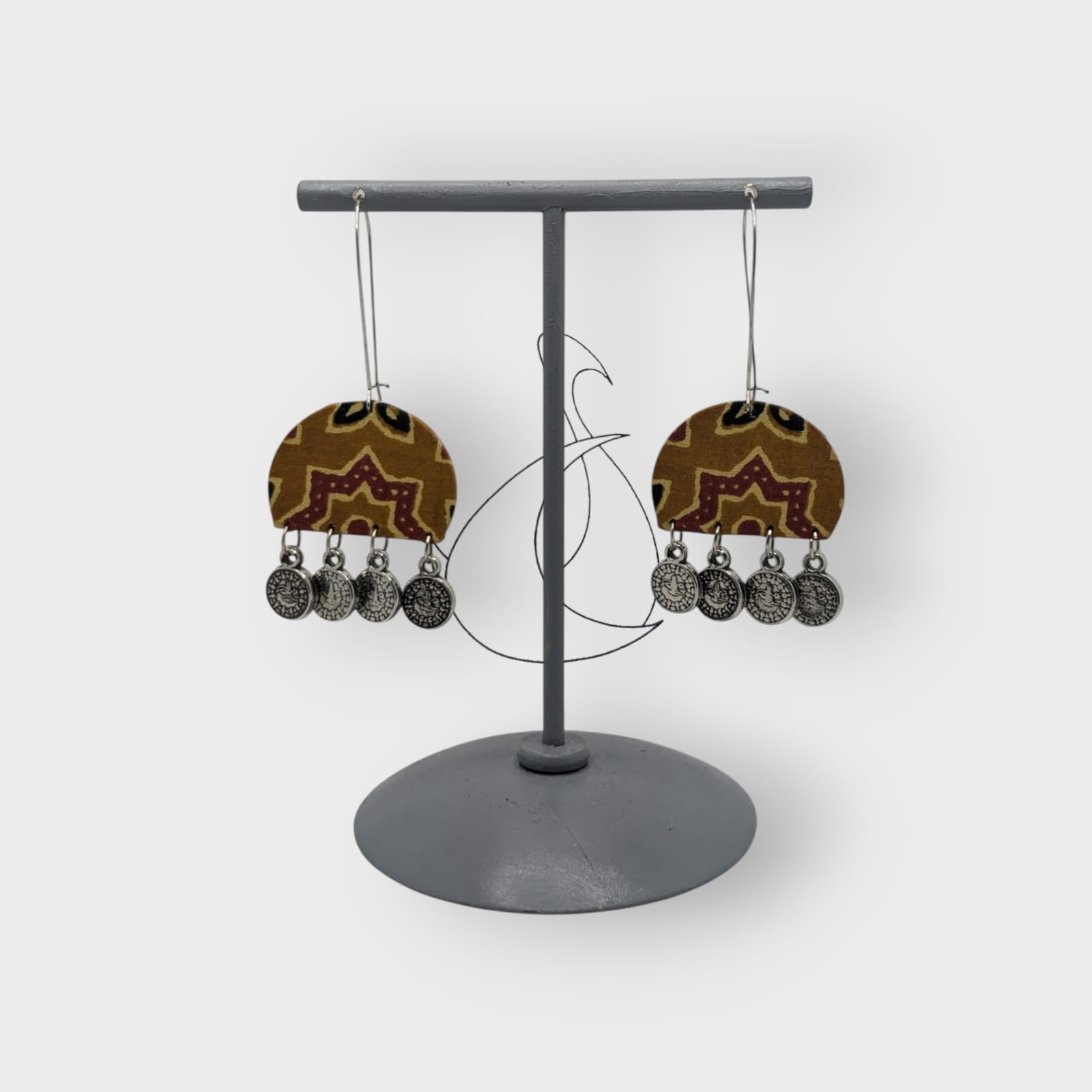 Jaya-Fabric Earrings