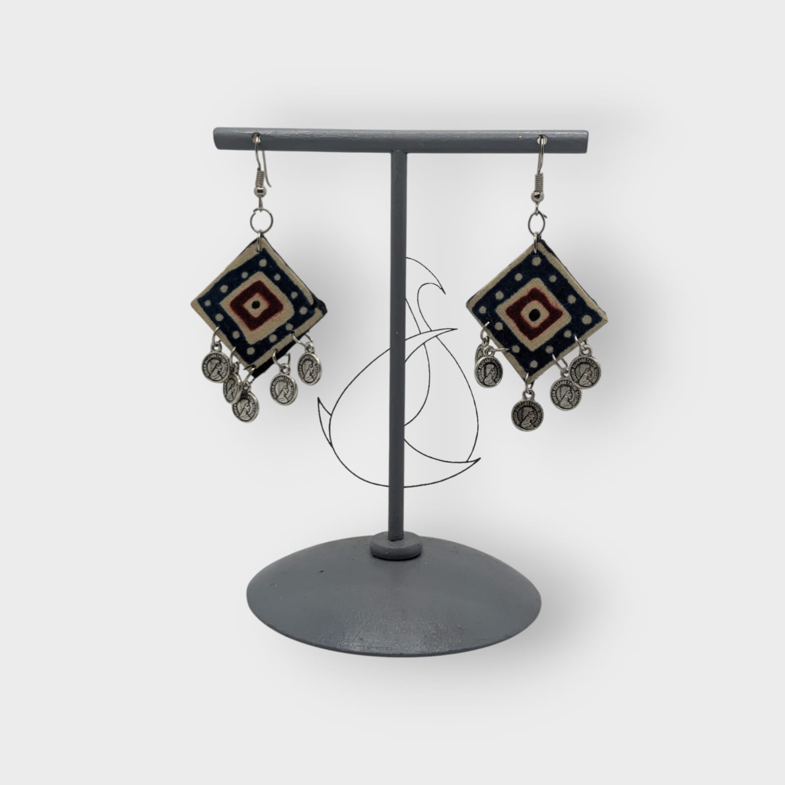 Indira-Fabric Earrings