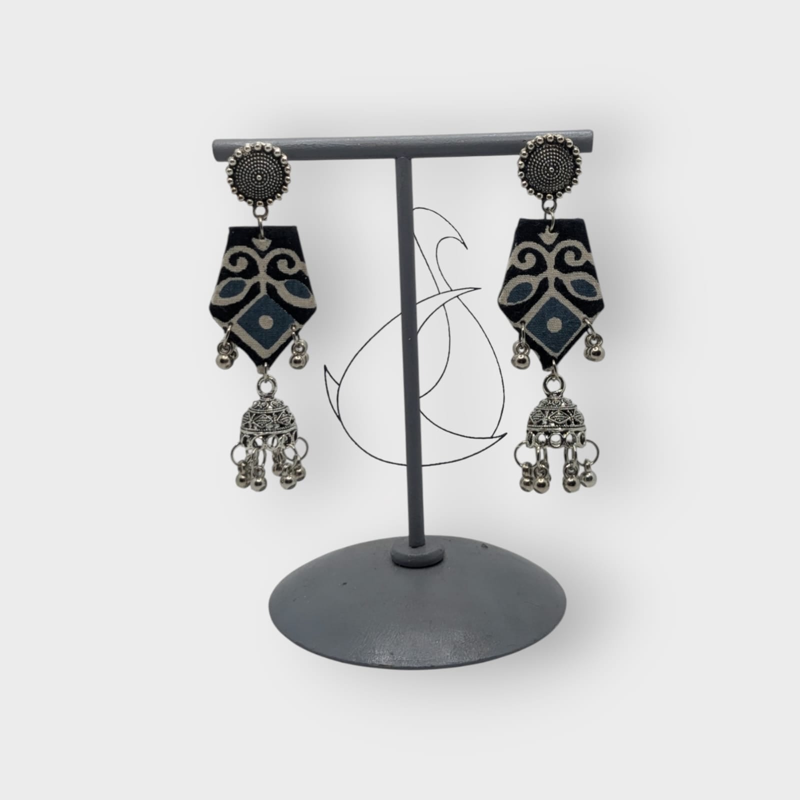 Harshita-Fabric Earrings
