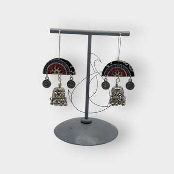 Harsha-Fabric Earrings