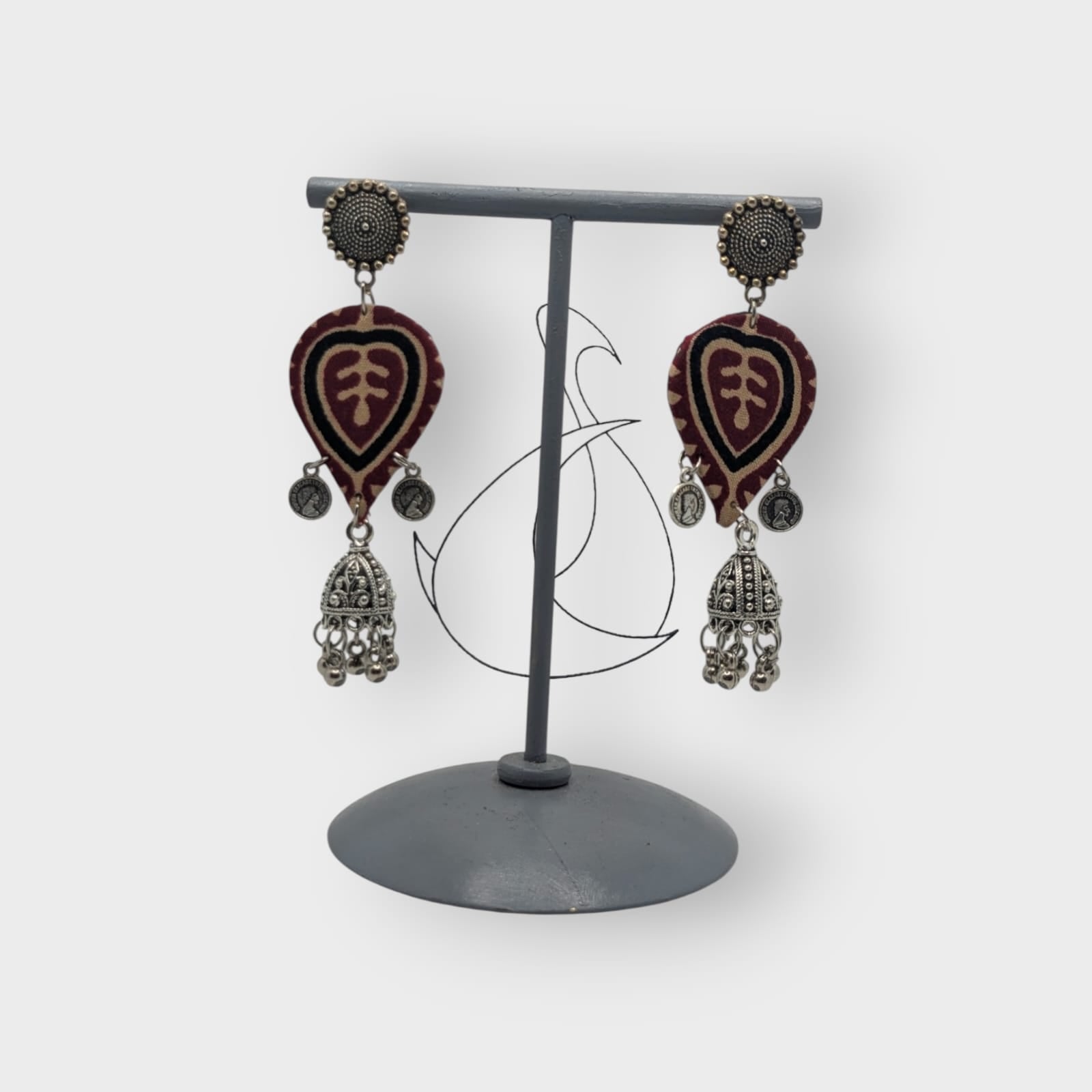 Gunjan-Fabric Earrings