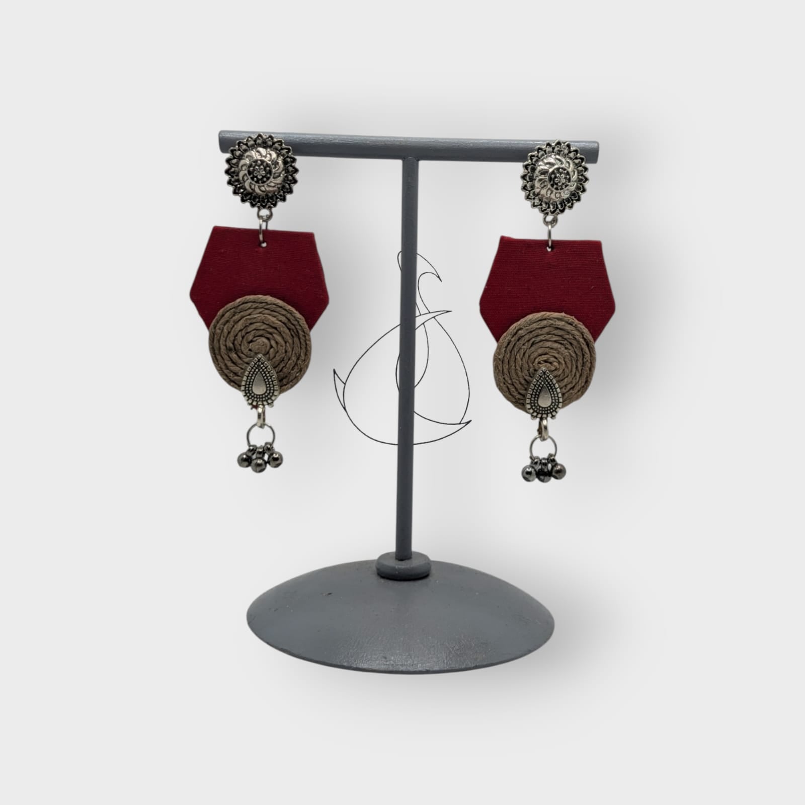 Farha-Fabric Earrings