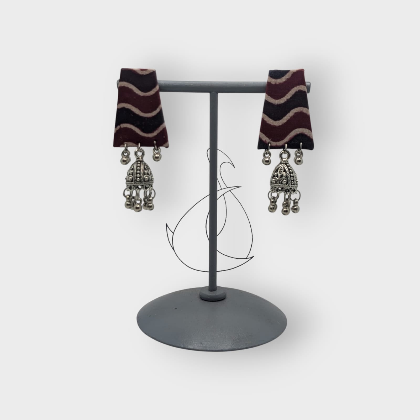 Chandni-Fabric Earrings
