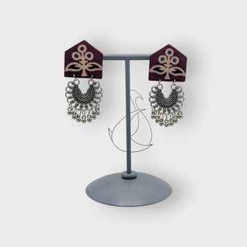 Damini-Fabric Earrings