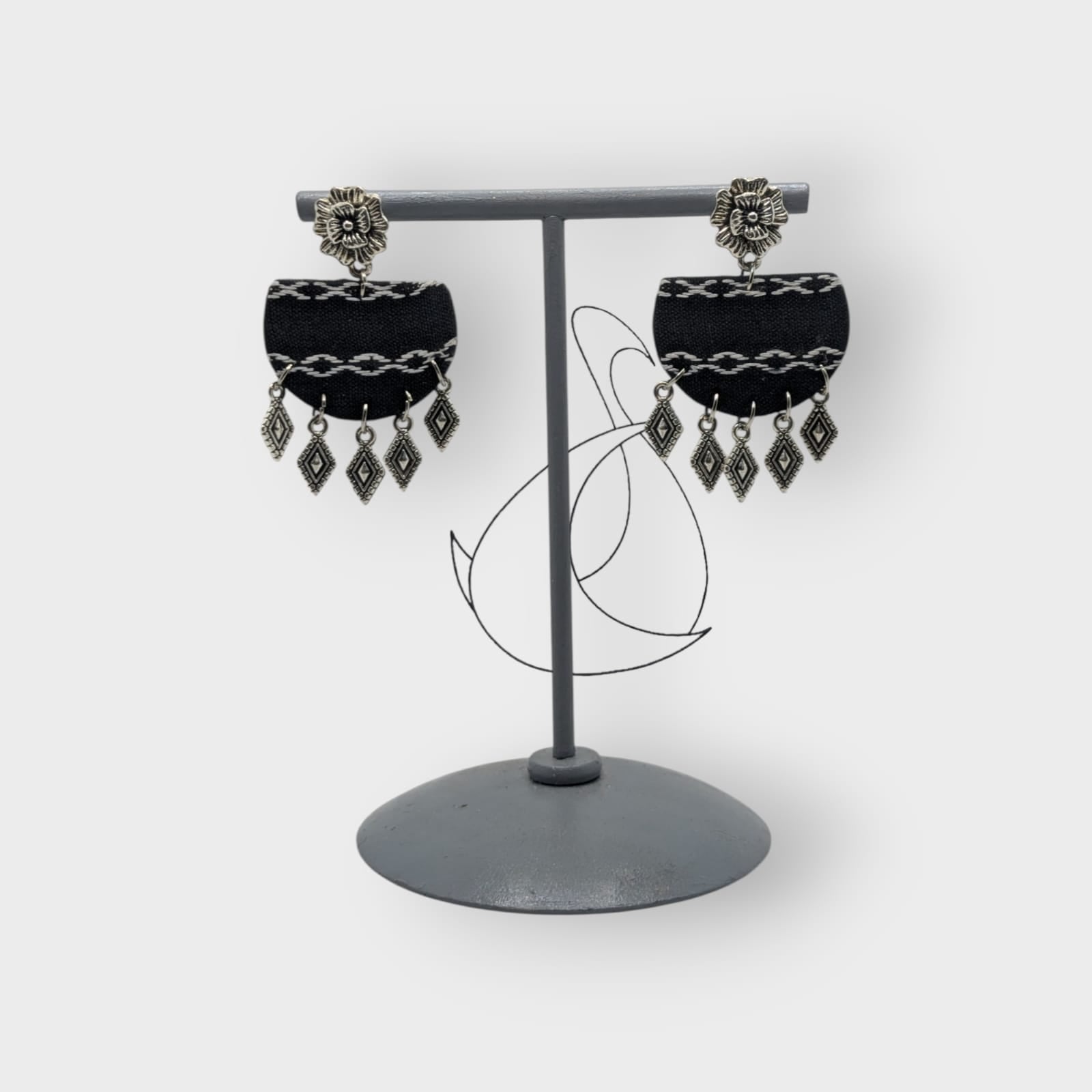 Chaitali-Fabric Earrings