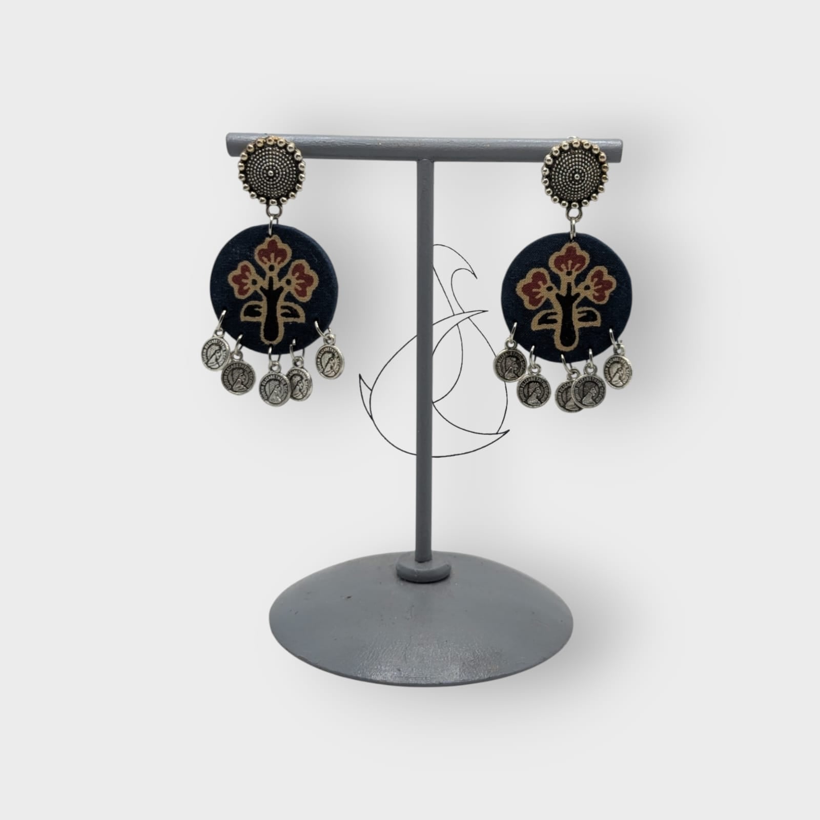 Avika-Fabric Earrings
