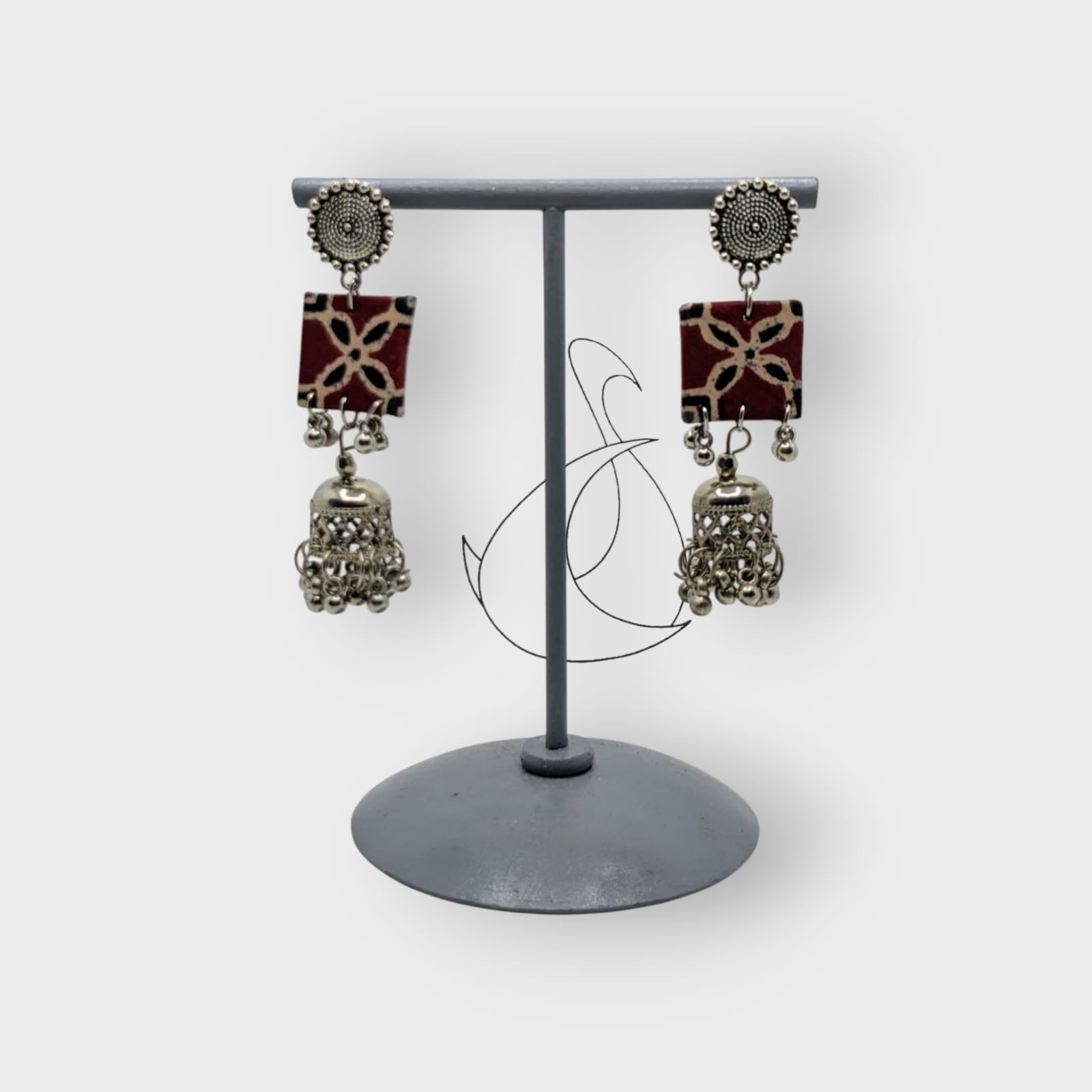 Anisha-Fabric Earrings