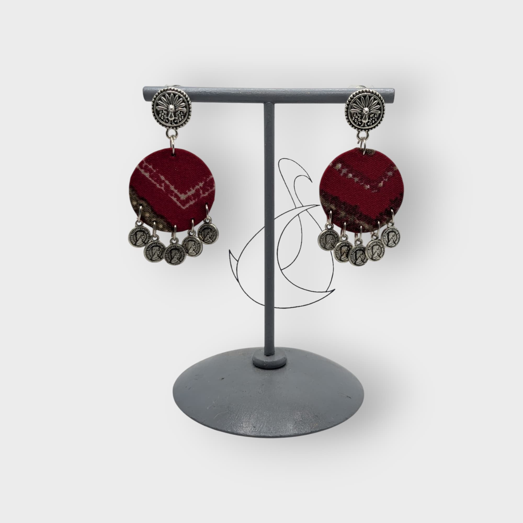 Anaya – Fabric Earrings