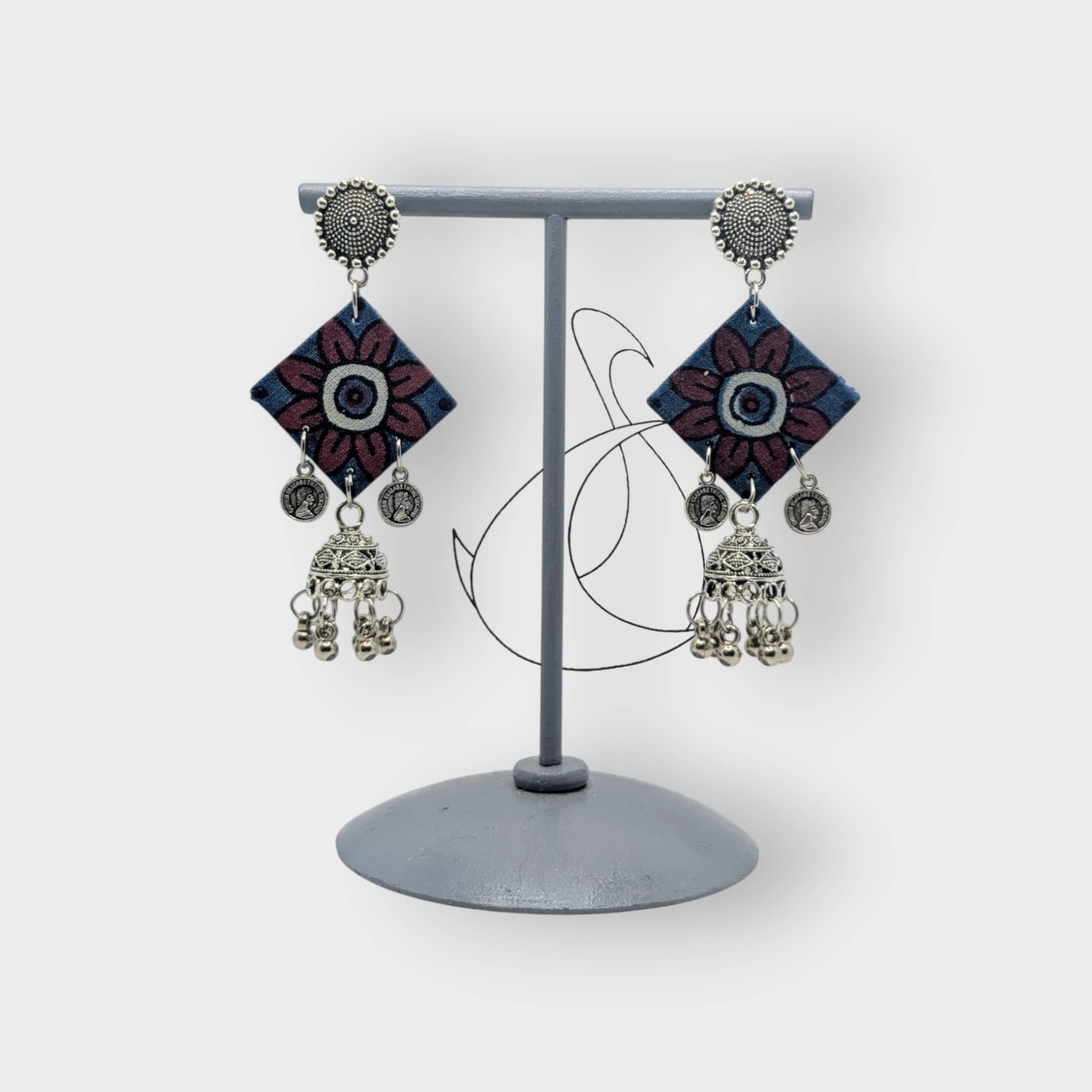Aahana – Fabric Earrings