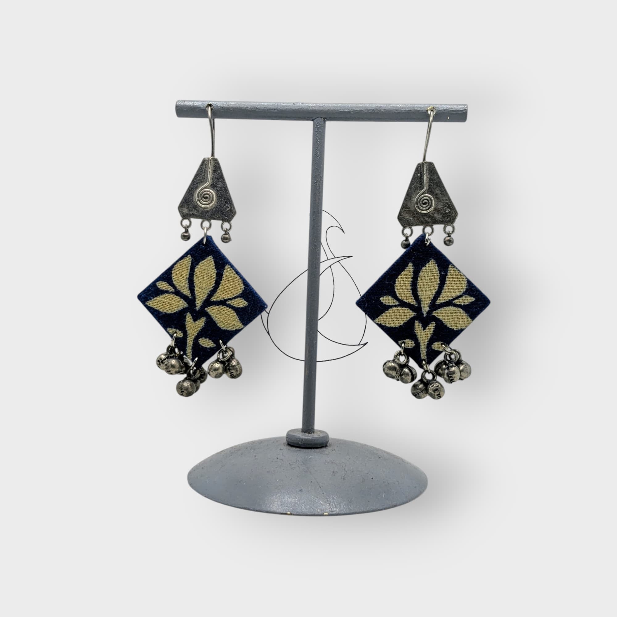 Damini Fabric Earrings