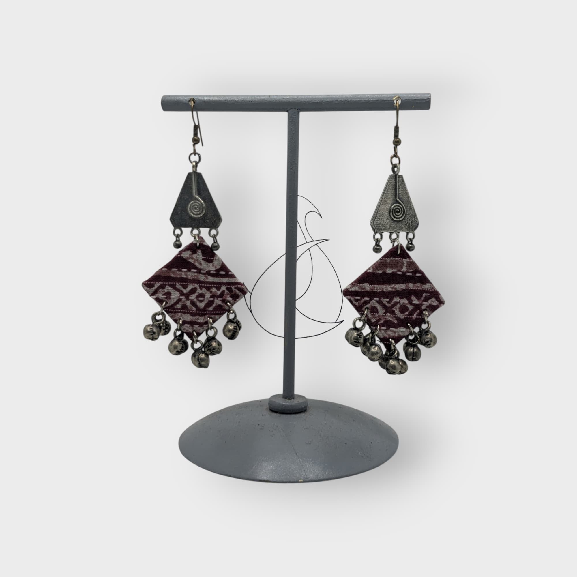 Devika Fabric Earrings