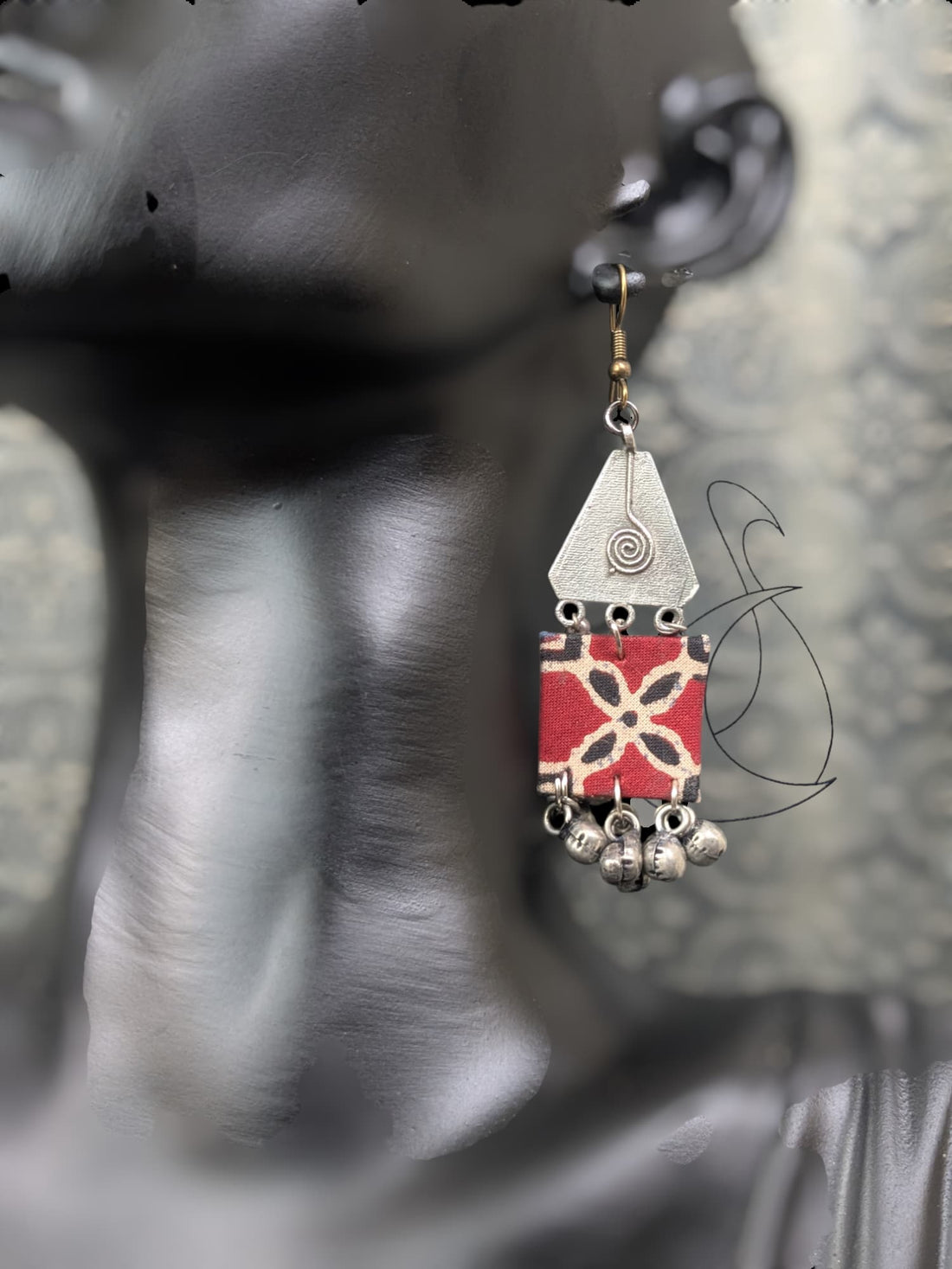 Gaurika Fabric Earrings