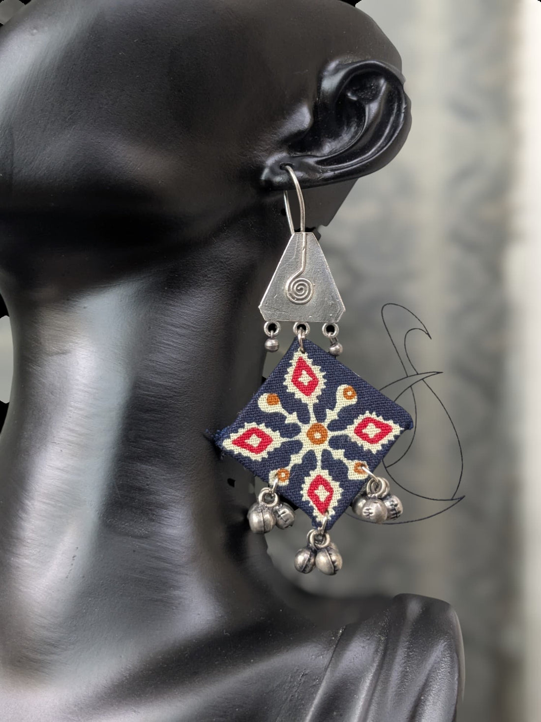 Hemal Fabric Earrings