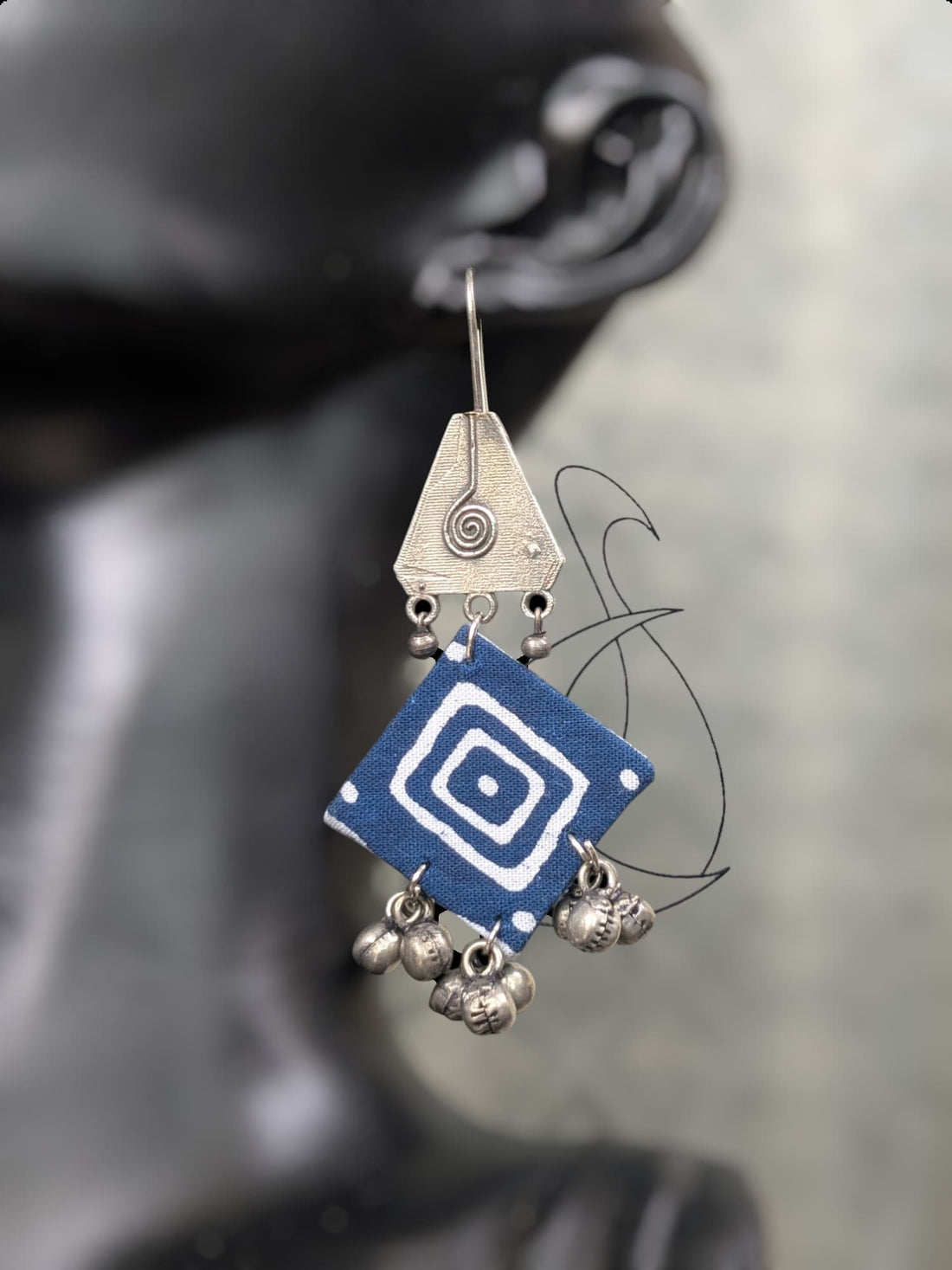 Zohra Fabric Earrings