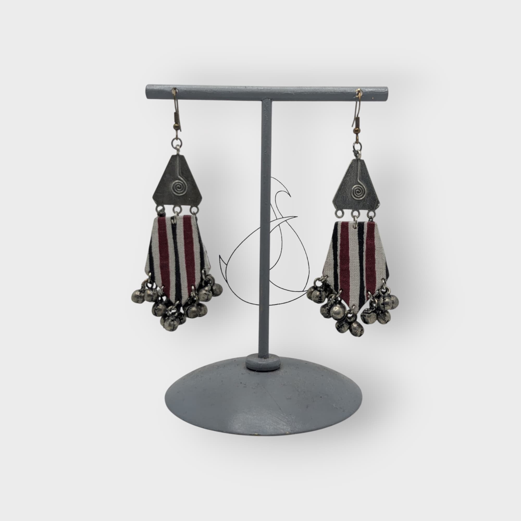 Akruti Fabric Earrings
