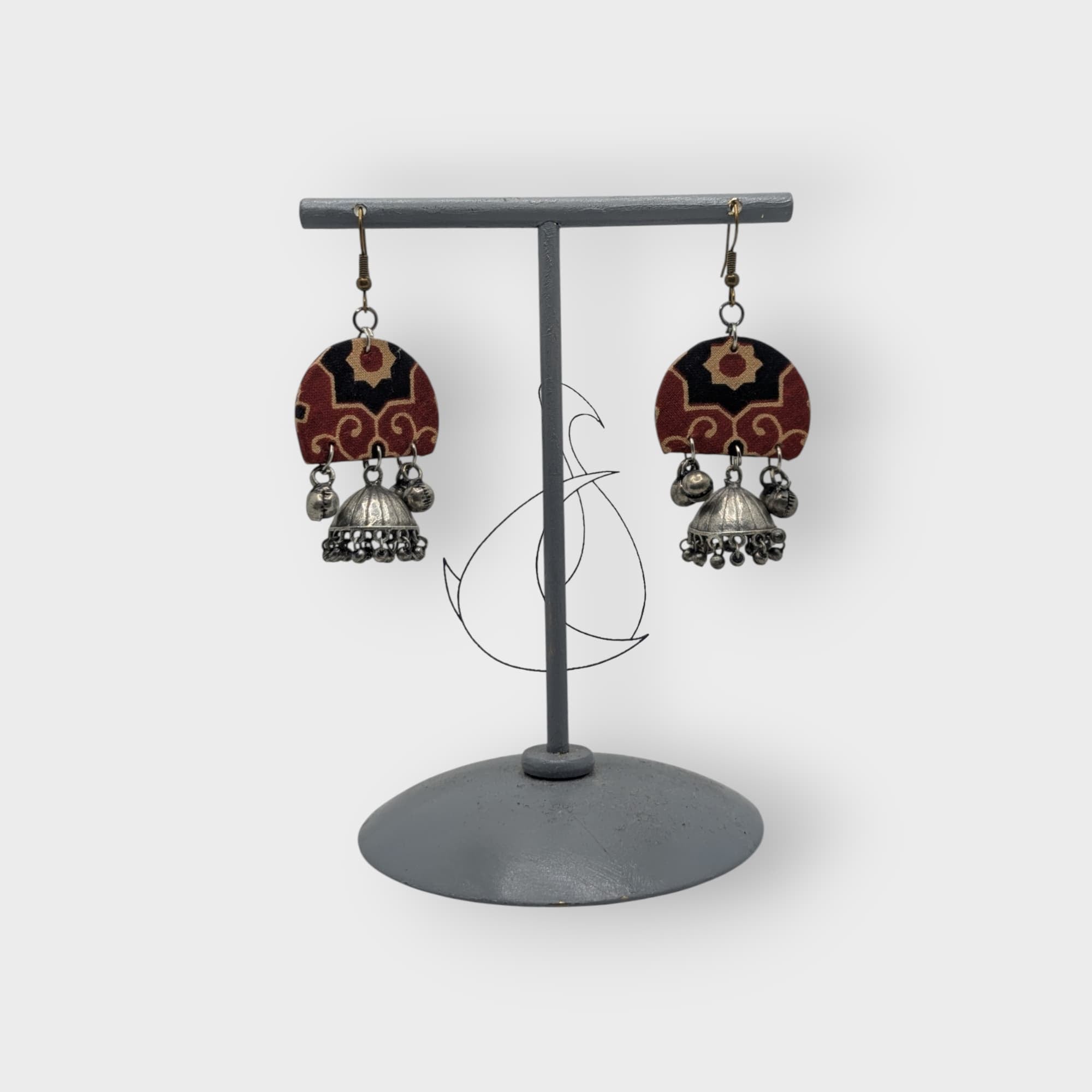 Falak Fabric Earrings