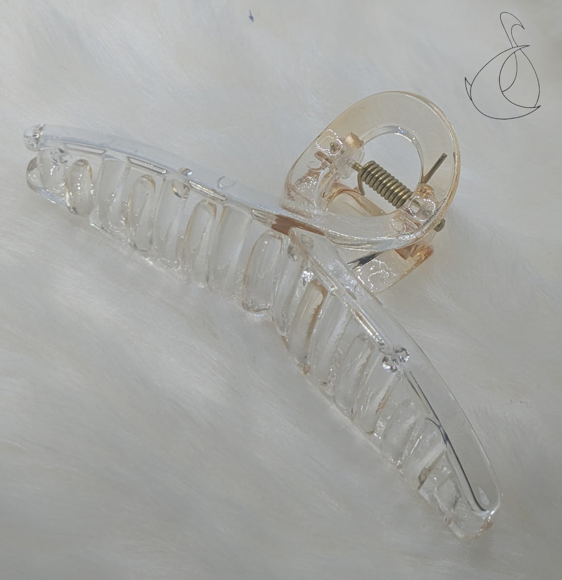 Strong Grip Transparent Claw Clips – Ideal for All Hair Types