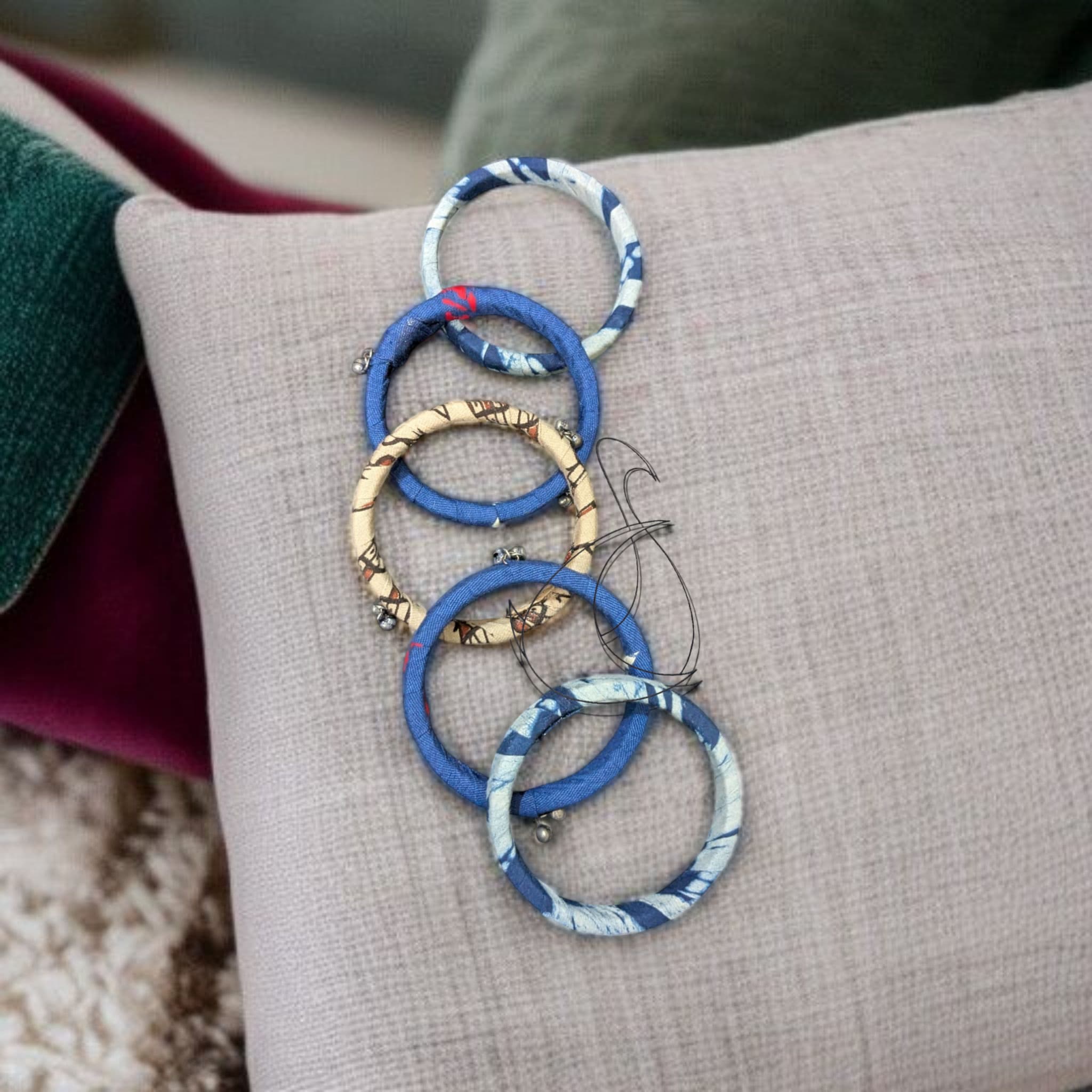 ThreadVibe Fabric Bangles