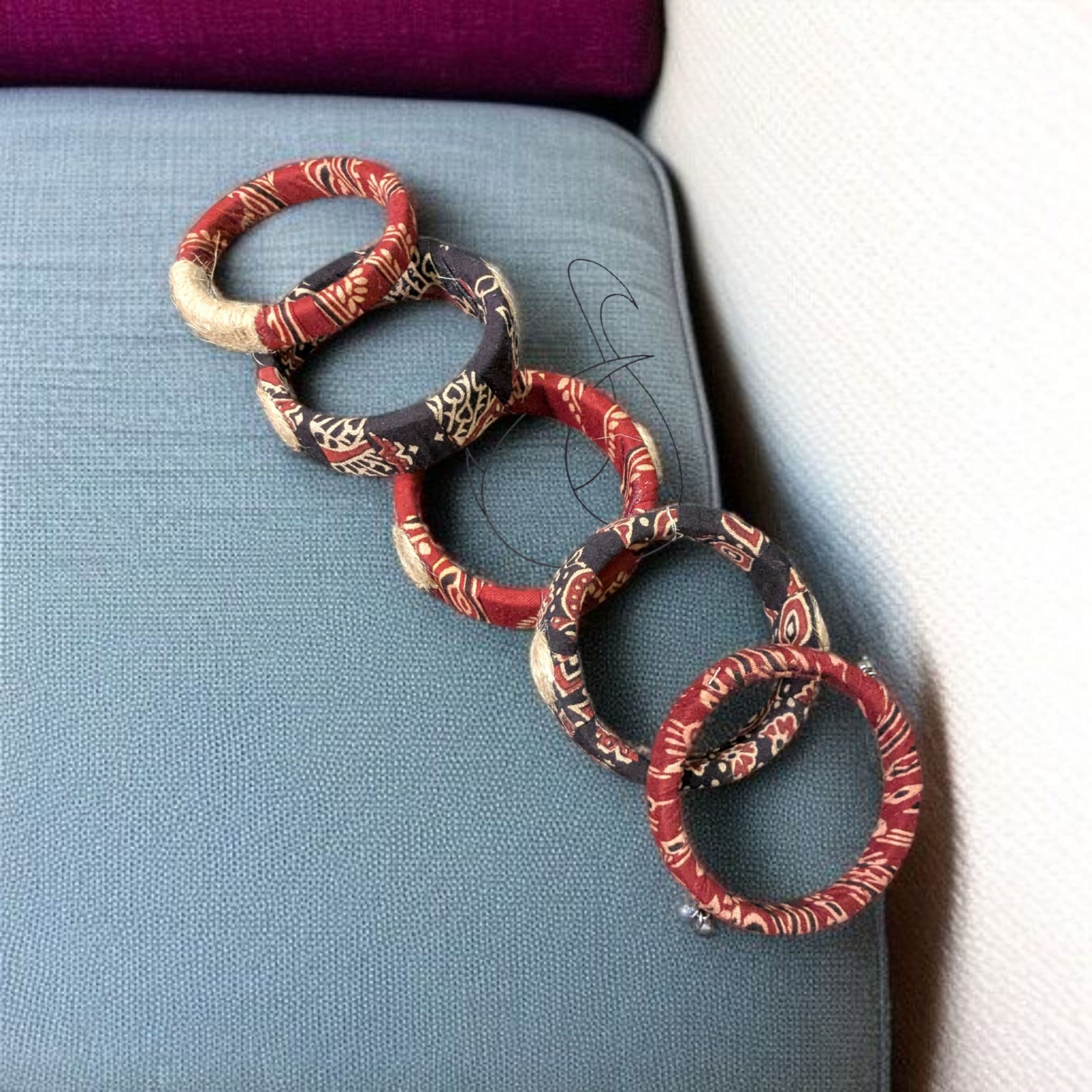 ColorCotton Fabric Bangles