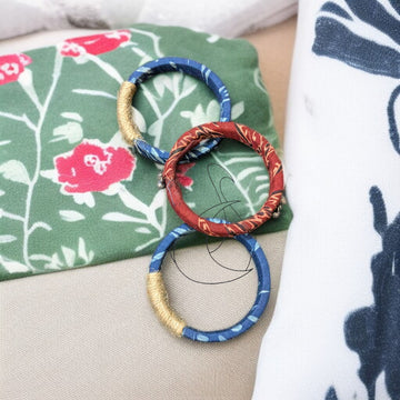 Fabric Bangles Combo 5